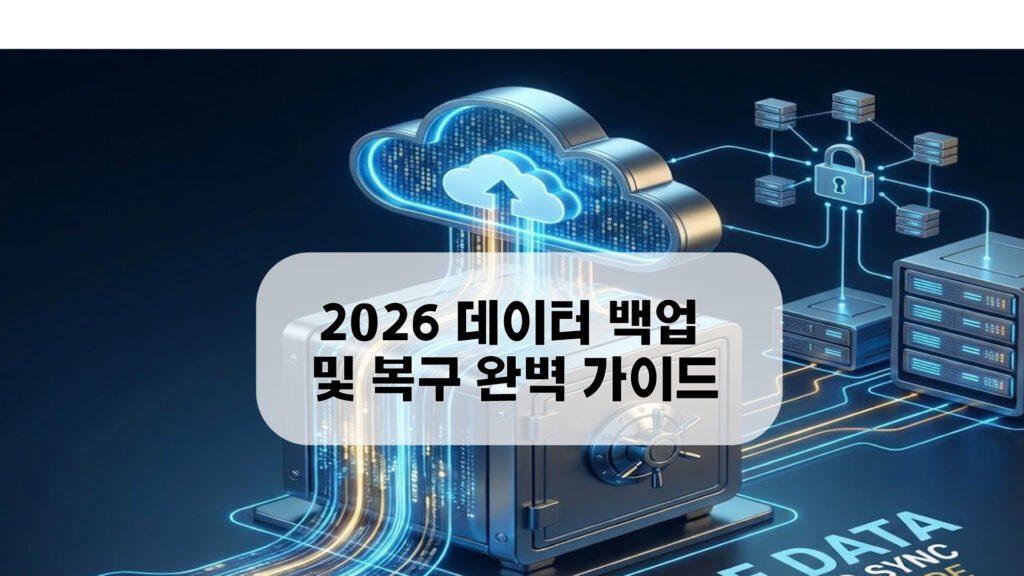 2026 데이터 백업 및 복구 완벽 가이드: 스마트폰과 PC 파일 보호 방법