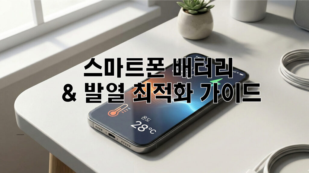 스마트폰 배터리 관리 및 발열 해결 최적화 가이드 대표 이미지