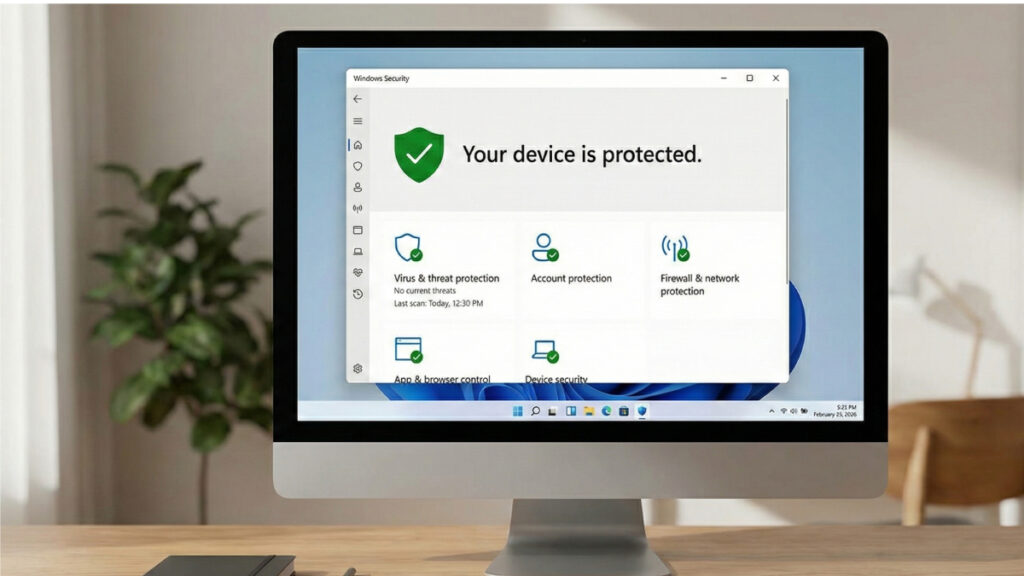 윈도우 디펜더 실시간 보호 및 랜섬웨어 방지 설정
