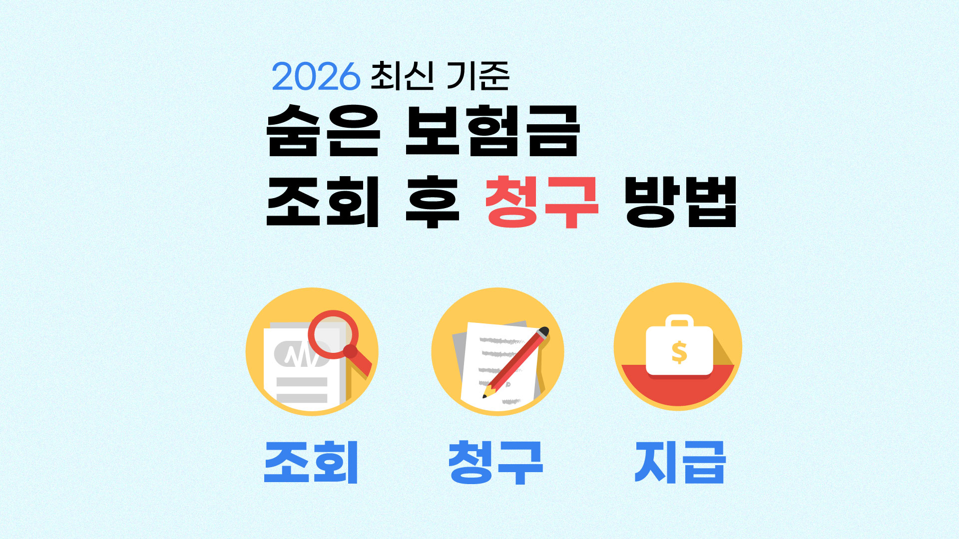 숨은 보험금 조회 방법과 미청구 보험금 확인 절차 2026